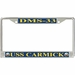USS Carmick DMS-33 License Plate Frame