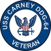 USS Carney DDG-64 Veteran Decal Sticker
