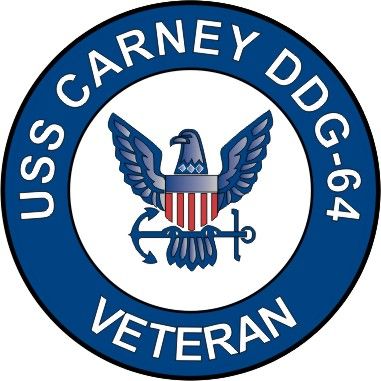 USS Carney DDG-64 Veteran Decal Sticker