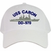 USS Caron DD-970 Embroidered Cap