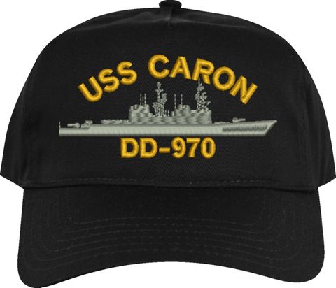 USS Caron DD-970 Embroidered Cap