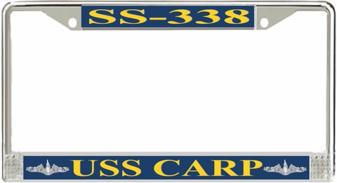 USS Carp SS-338 License Plate Frame