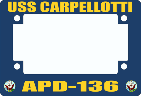 USS Carpellotti APD-136 Motorcycle Frame