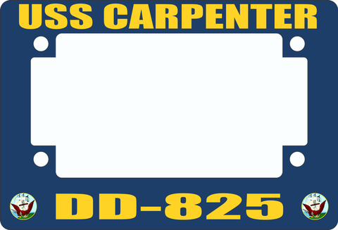 USS Carpenter DD-825 Motorcycle Frame