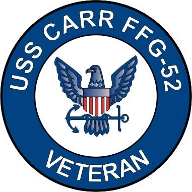 USS Carr FFG-52 Veteran Decal Sticker