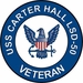 USS Carter Hall LSD-50 Veteran Decal Sticker