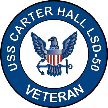USS Carter Hall LSD-50 Veteran Decal Sticker