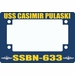 USS Casimir Pulaski SSBN-633 Motorcycle Frame