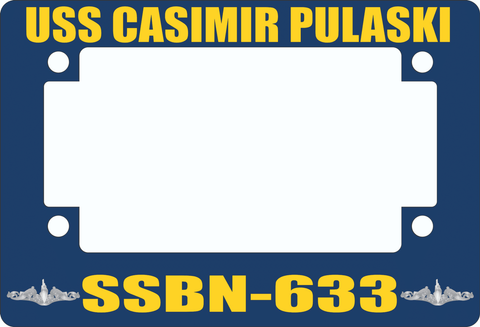 USS Casimir Pulaski SSBN-633 Motorcycle Frame