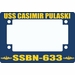USS Casimir Pulaski SSBN-633 Motorcycle Frame
