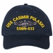 USS Casimir Pulaski SSBN-633 with Dolphins Unstructured Dad Cap