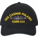 USS Casimir Pulaski SSBN-633 with Dolphins Unstructured Dad Cap