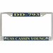 USS Cassin Young DD-793 License Plate Frame