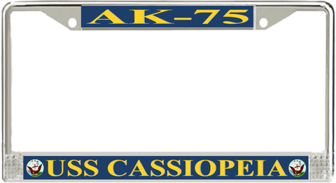 USS Cassiopeia AK-75 License Plate Frame