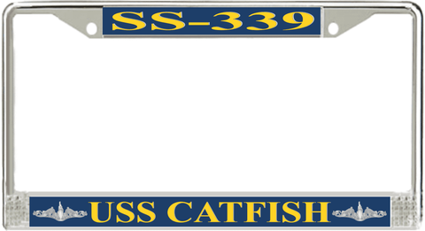 USS Catfish SS-339 License Plate Frame