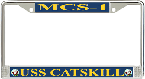 USS Catskill MCS-1 License Plate Frame