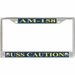 USS Caution AM-158 License Plate Frame