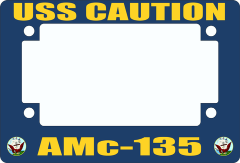 USS Caution AMc-135 Motorcycle Frame