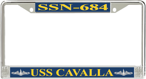 USS Cavalla SSN-684 License Plate Frame