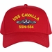USS Cavalla SSN-684 with Blue Water Dolphins Custom Embroidered Cap