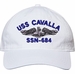 USS Cavalla SSN-684 with Dolphins Unstructured Dad Cap