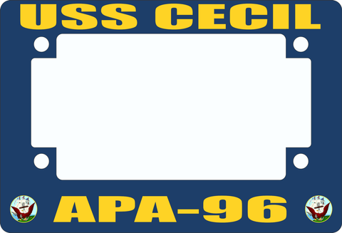 USS Cecil APA-96 Motorcycle Frame