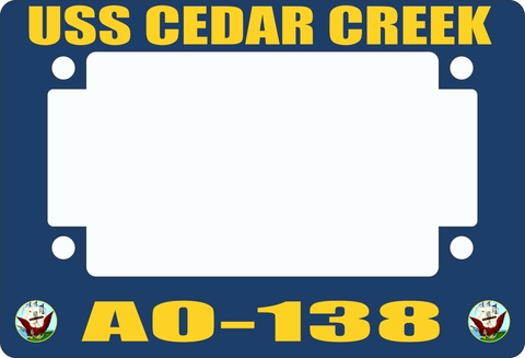 USS Cedar Creek AO-138 Motorcycle Frame
