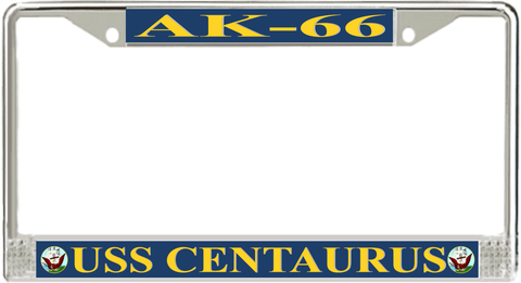 USS Centaurus AK-66 License Plate Frame