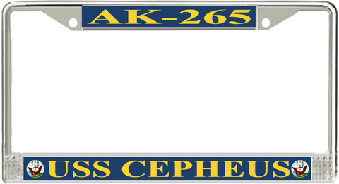 USS Cepheus AK-265 License Plate Frame