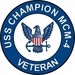 USS Champion MCM-4 Veteran Decal Sticker