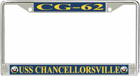 USS Chancellorsville CG-62 License Plate Frame