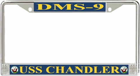USS Chandler DMS-9 License Plate Frame