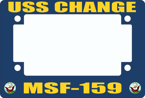 USS Change MSF-159 Motorcycle Frame