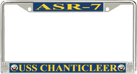 USS Chanticleer ASR-7 License Plate Frame