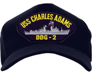 USS Charles F. Adams DDG-2 Ball Cap