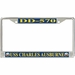 USS Charles Ausburne DD-570 License Plate Frame