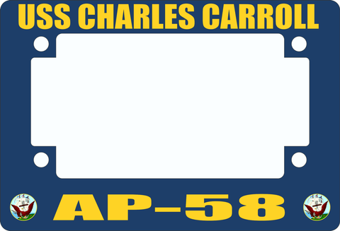 USS Charles Carroll AP-58 Motorcycle Frame