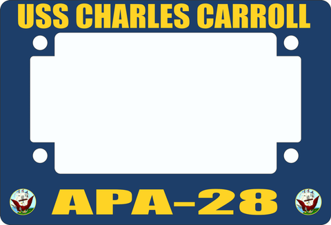 USS Charles Carroll APA-28 Motorcycle Frame