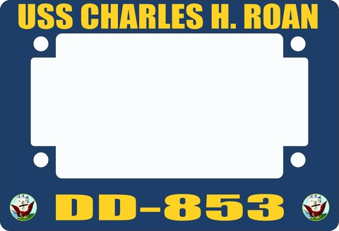 USS Charles H. Roan DD-853 Motorcycle Frame