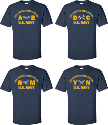 USS CHARLES J. BADGER DD-657 Rates Apparel