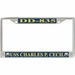 USS Charles P. Cecil DD-835 License Plate Frame