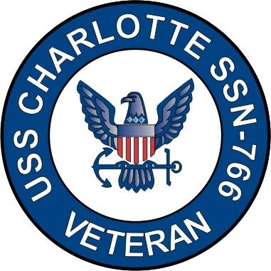 USS Charlotte SSN-766 Veteran Decal Sticker