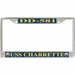 USS Charrette DD-581 License Plate Frame