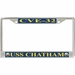 USS Chatham CVE-32 License Plate Frame