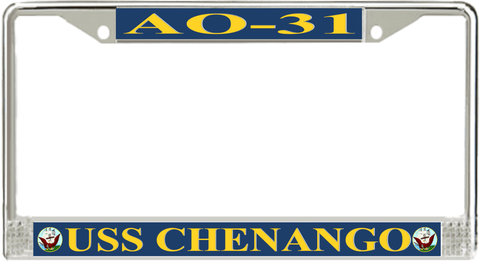 USS Chenango AO-31 License Plate Frame