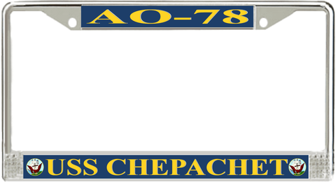 USS Chepachet AO-78 License Plate Frame