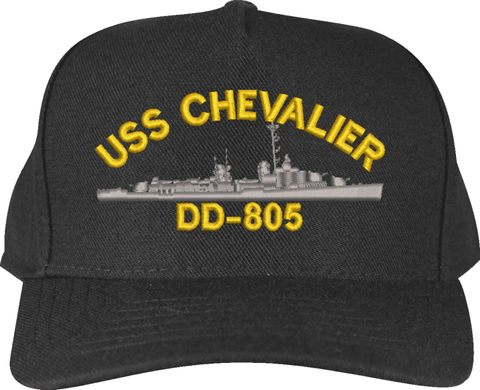 USS Chevalier DD-805 Custom Embroidered Cap
