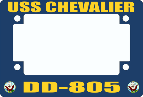 USS Chevalier DD-805 Motorcycle Frame