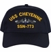 USS Cheyenne SSN-773 Blue Water Dolphins Submarine Embroidered Cap