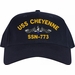 USS Cheyenne SSN-773 Blue Water Dolphins Submarine Embroidered Cap